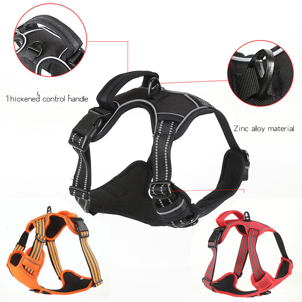 Pull Breathable Reflective Pet Harness Vest