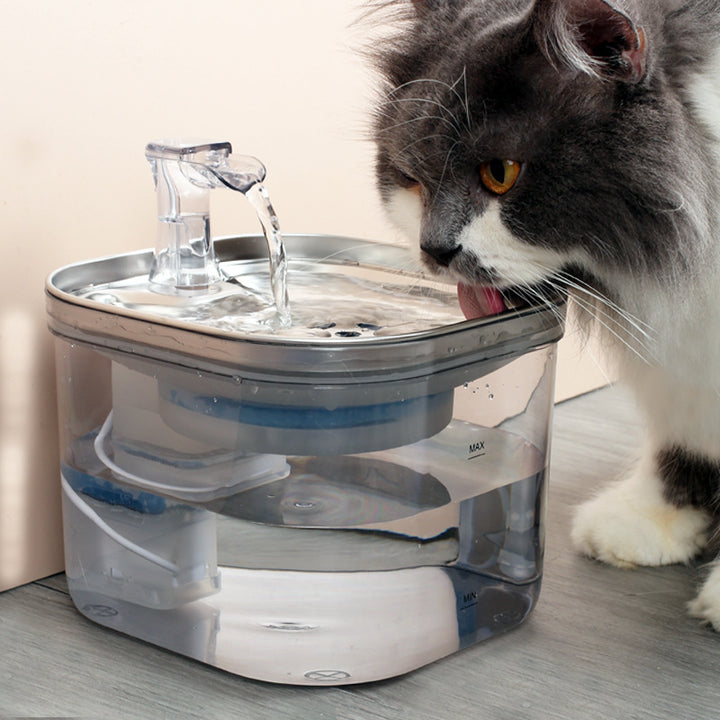 Stainless Steel Pet Water Fountain Automatic Circulating Dispenser