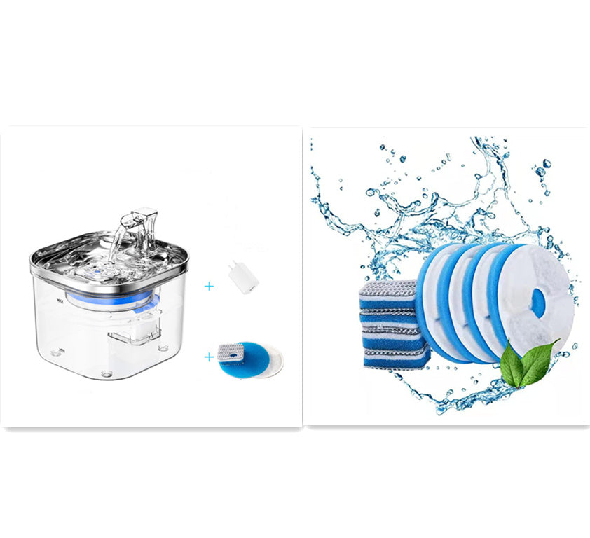 Stainless Steel Pet Water Fountain Automatic Circulating Dispenser