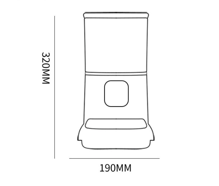 Pet Automatic Feeder Large Capacity Smart Voice Recorder APP Control Timer Feeding Cat Dog Food Dispenser