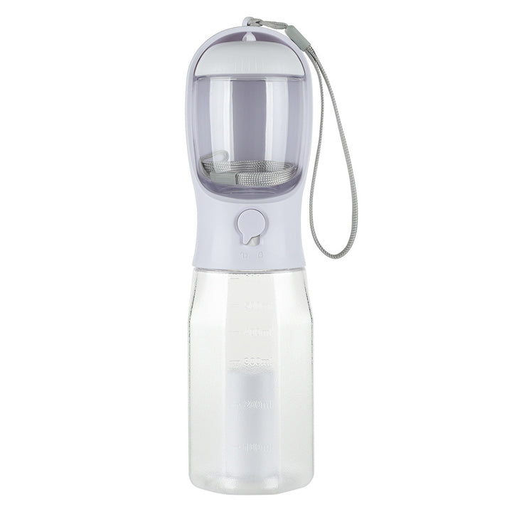 3-in-1 Leak-Proof Pet Water Bottle – Feeder, Drinker & Poop Dispenser
