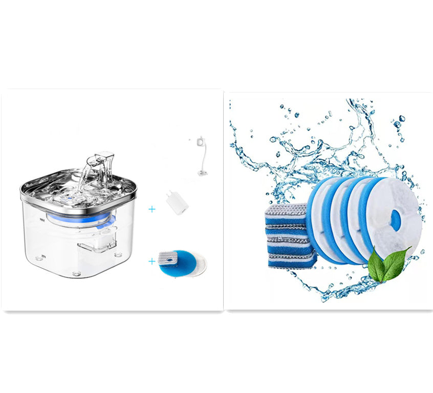 Stainless Steel Pet Water Fountain Automatic Circulating Dispenser