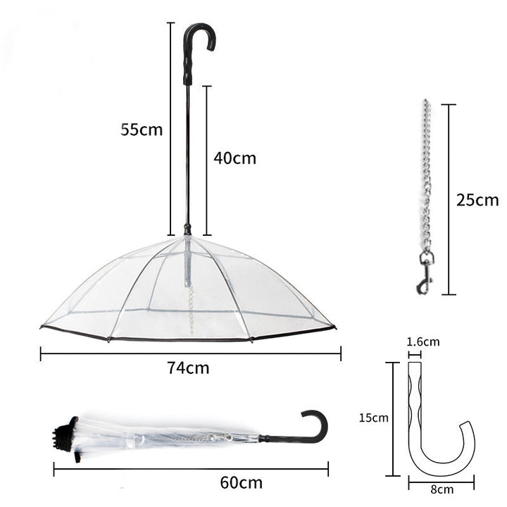 Traction Chain Removable Umbrella Pet Products