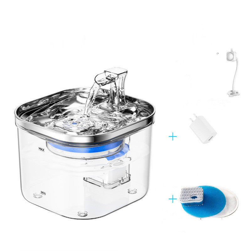 Stainless Steel Pet Water Fountain Automatic Circulating Dispenser